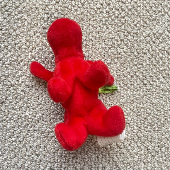 NWT TY Beanie Babies Jingle Beanies Rover Christmas Ornament - 5" Red Dog Plush - Picture 4 of 4